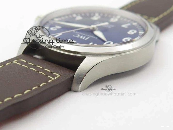 MIROTIME 0403 Mark XVIII Le Petit Prince IW327004 SS Mk Maker Best Edition Blue Dial On Brown Leather Strap A TimelessDesign 7296